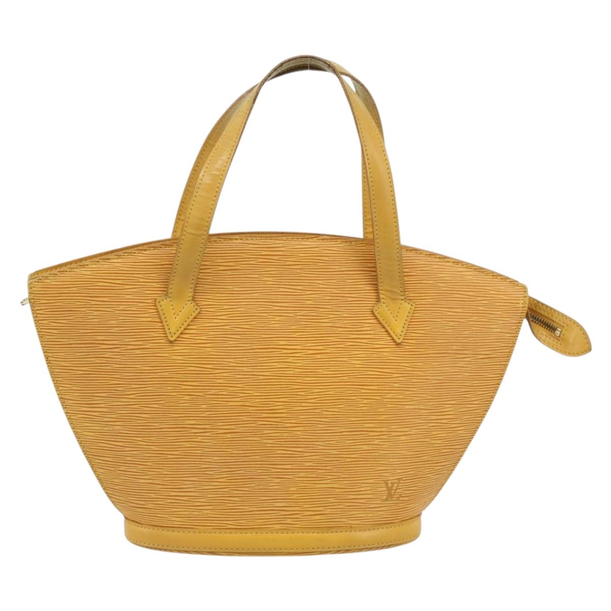 LOUIS VUITTON Epi Saint Jacques Shopping Bag Yellow M52269 LV Auth BA13697