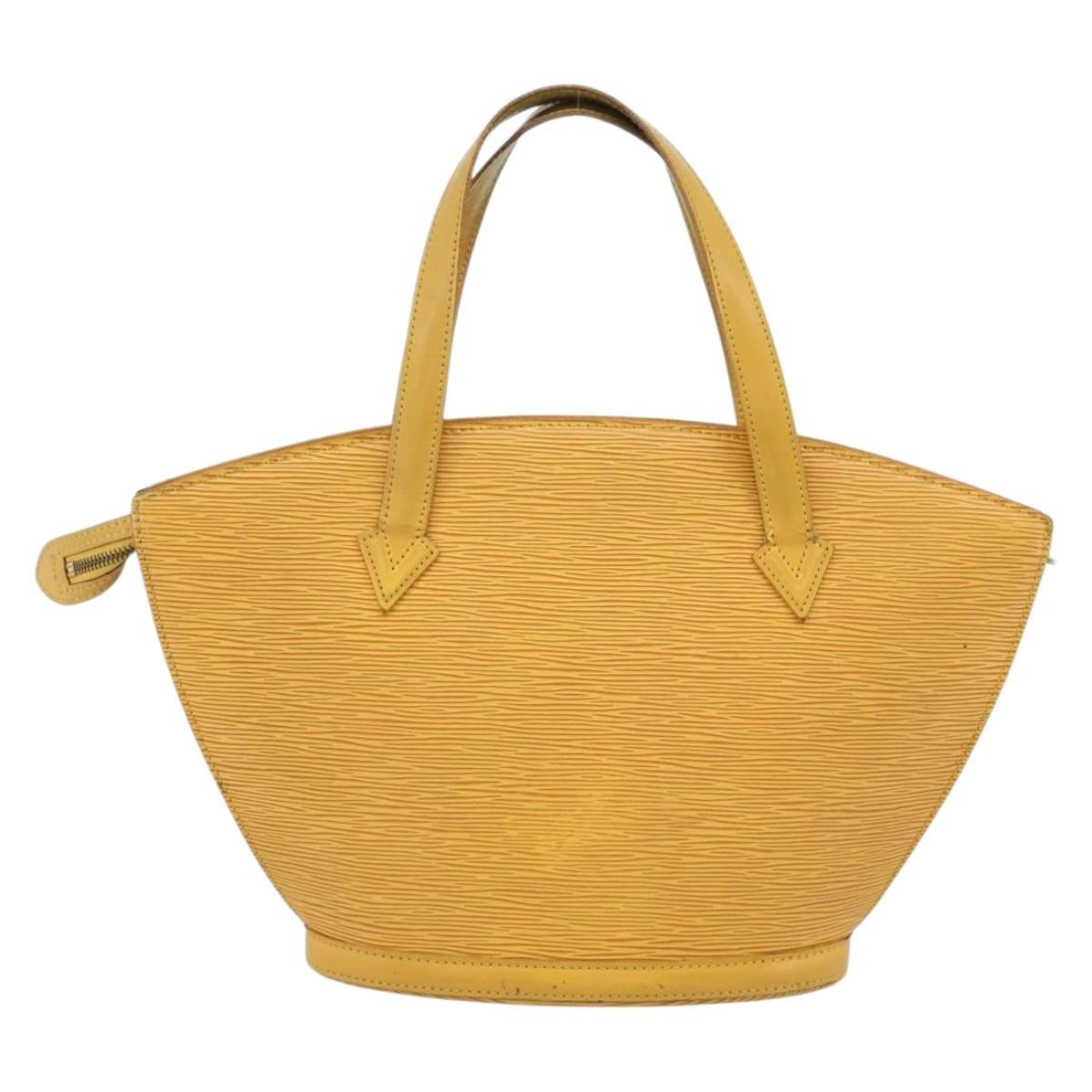 LOUIS VUITTON Epi Saint Jacques Shopping Bag Yellow M52269 LV Auth BA13697