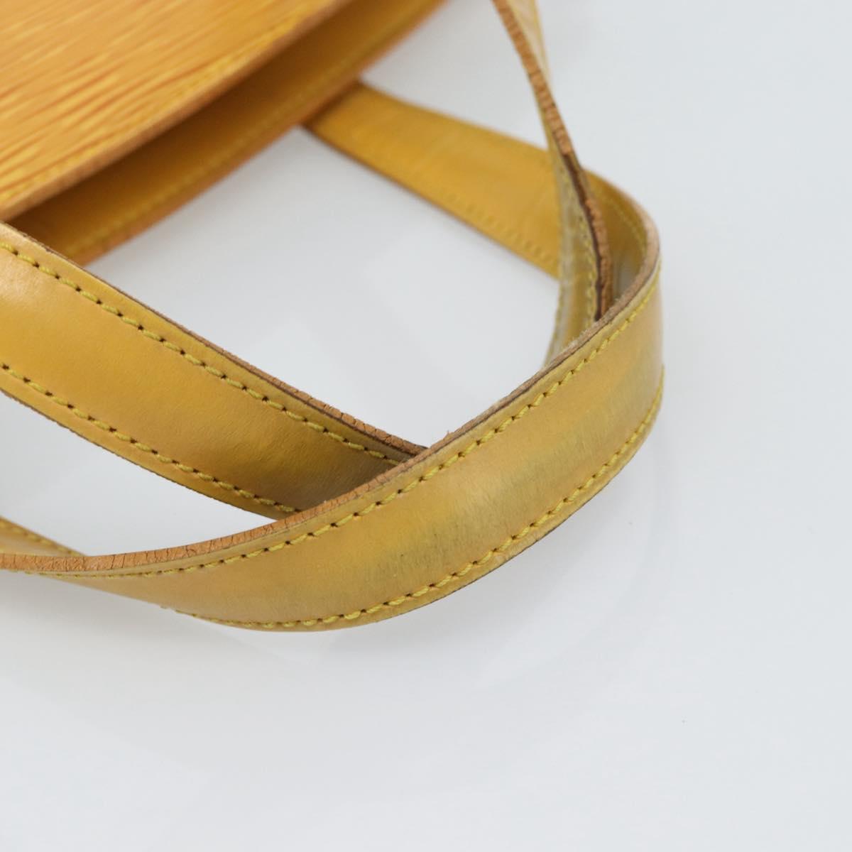 LOUIS VUITTON Epi Saint Jacques Shopping Bag Yellow M52269 LV Auth BA13697
