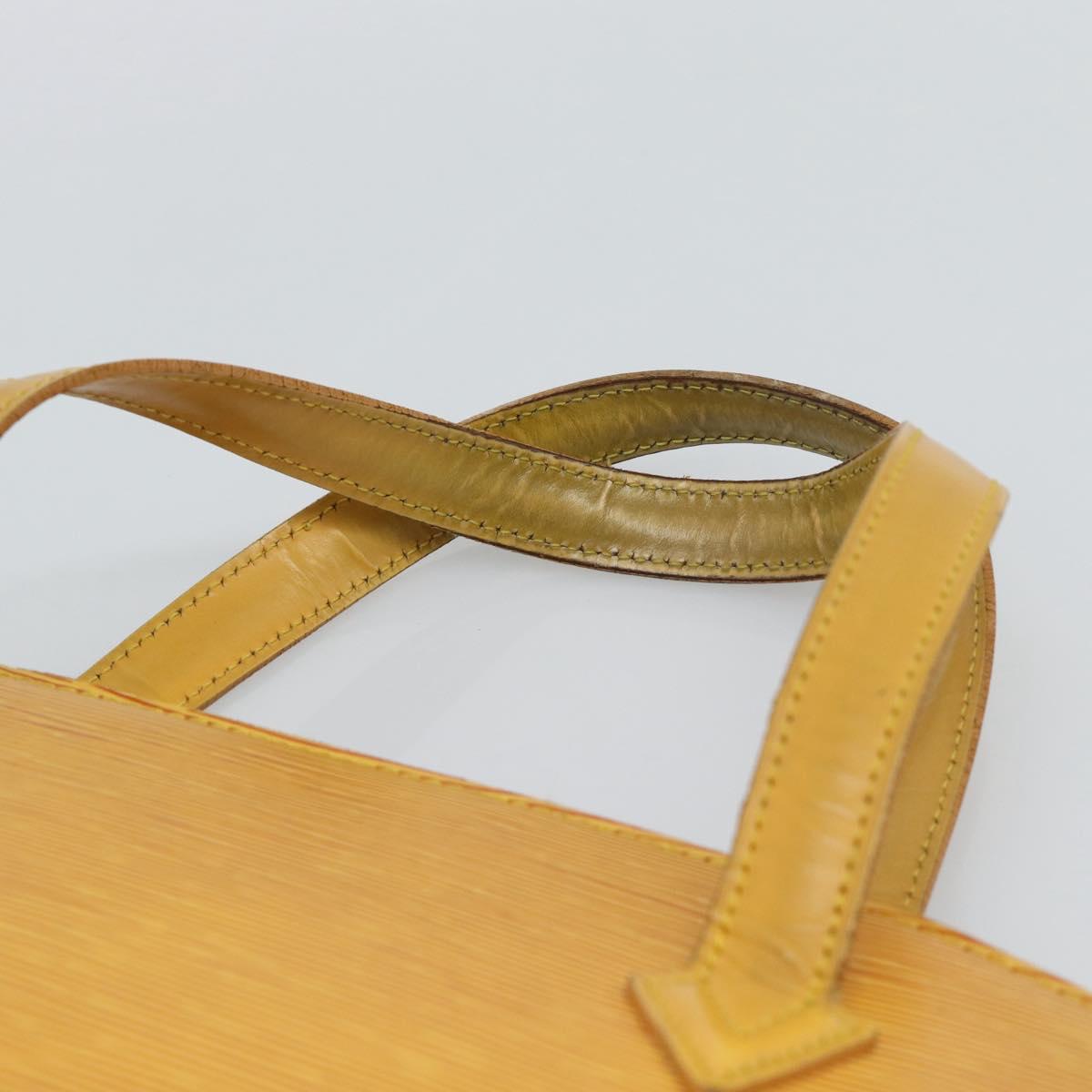 LOUIS VUITTON Epi Saint Jacques Shopping Bag Yellow M52269 LV Auth BA13697