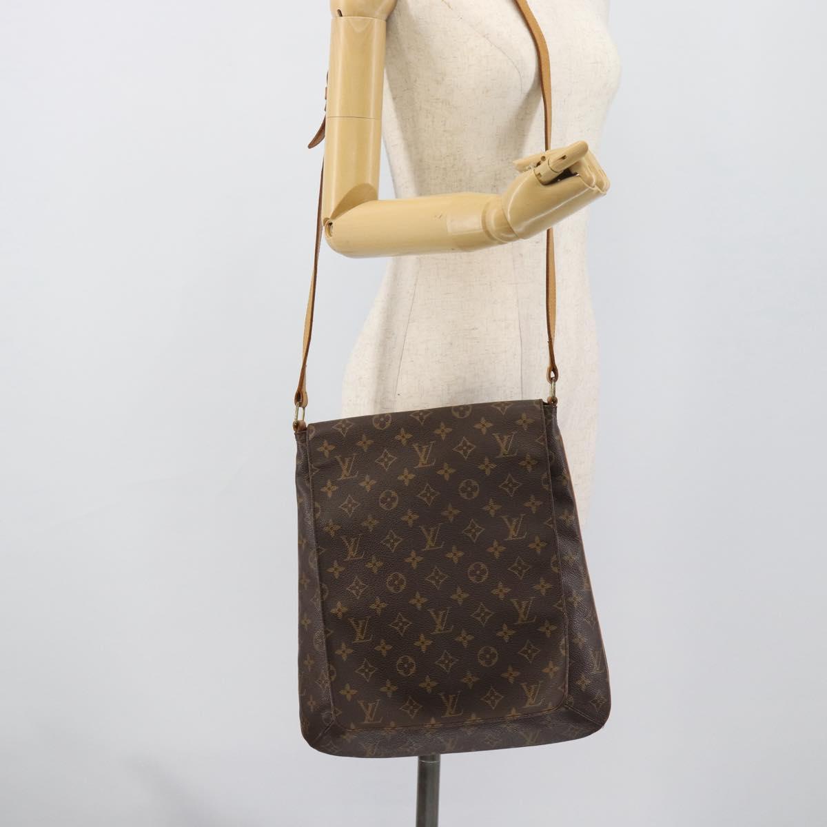 LOUIS VUITTON Monogram Musette Shoulder Bag M51256 LV Auth BA13699