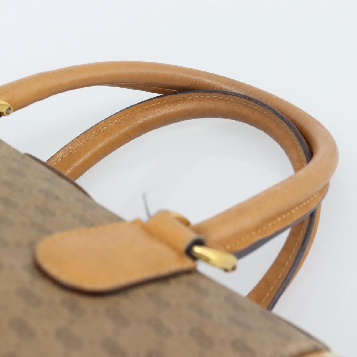 GUCCI Micro GG Supreme Boston Bag PVC Beige Gold 002 39 0069 Auth BA13701