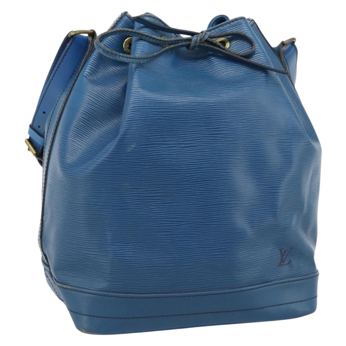 LOUIS VUITTON Epi Noe Shoulder Bag Toledo Blue M44005 LV Auth BA13703