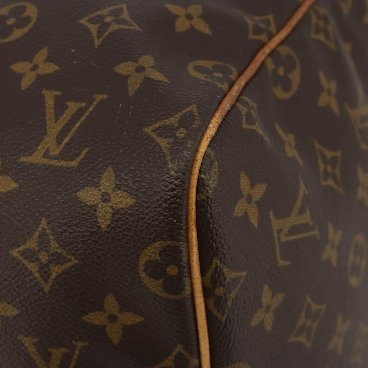 LOUIS VUITTON Monogram Keepall 55 Boston Bag M41424 LV Auth BA13713