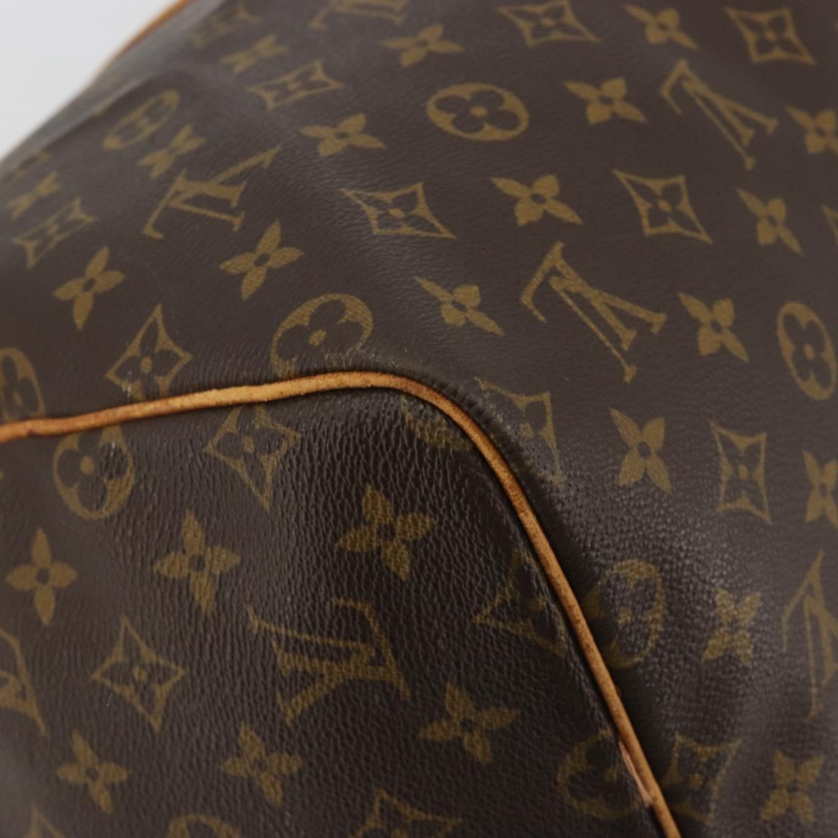 LOUIS VUITTON Monogram Keepall 55 Boston Bag M41424 LV Auth BA13713