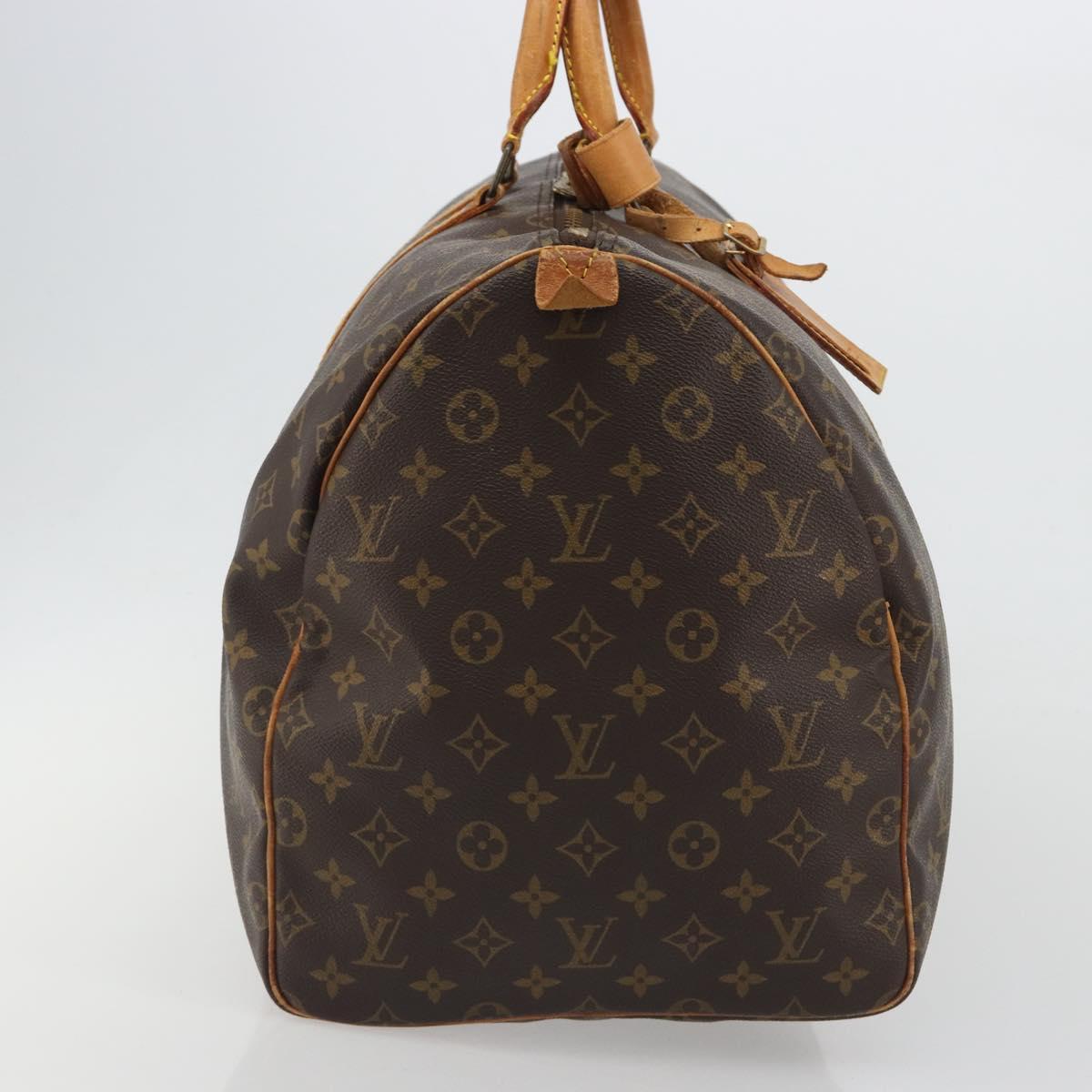 LOUIS VUITTON Monogram Keepall 55 Boston Bag M41424 LV Auth BA13713