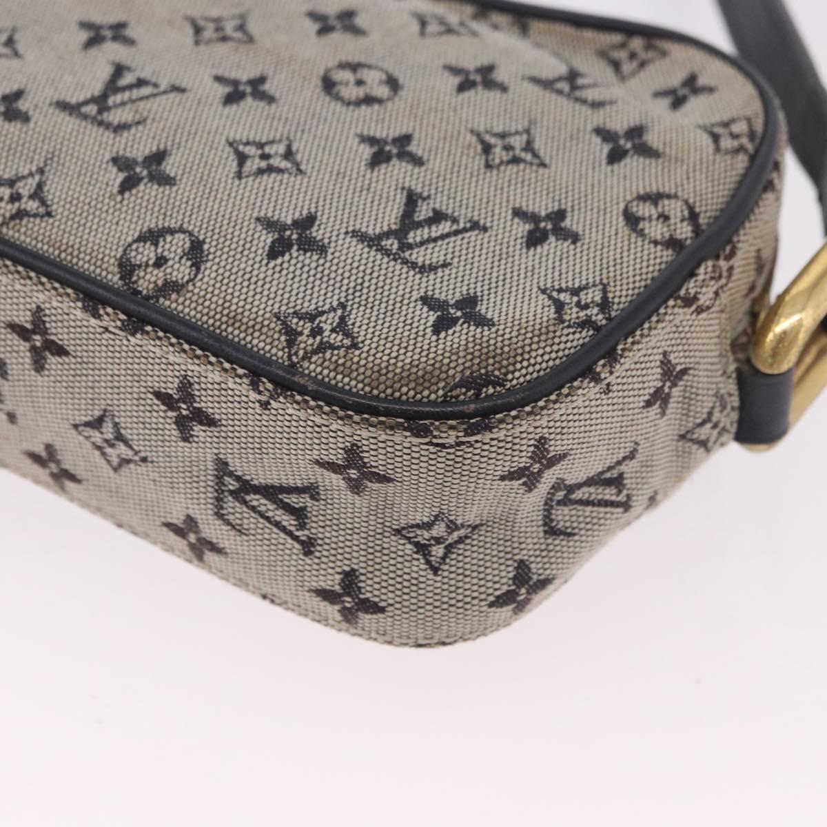 LOUIS VUITTON Monogram Mini Juliet MM Shoulder Bag Blue M92004 LV Auth BA13715