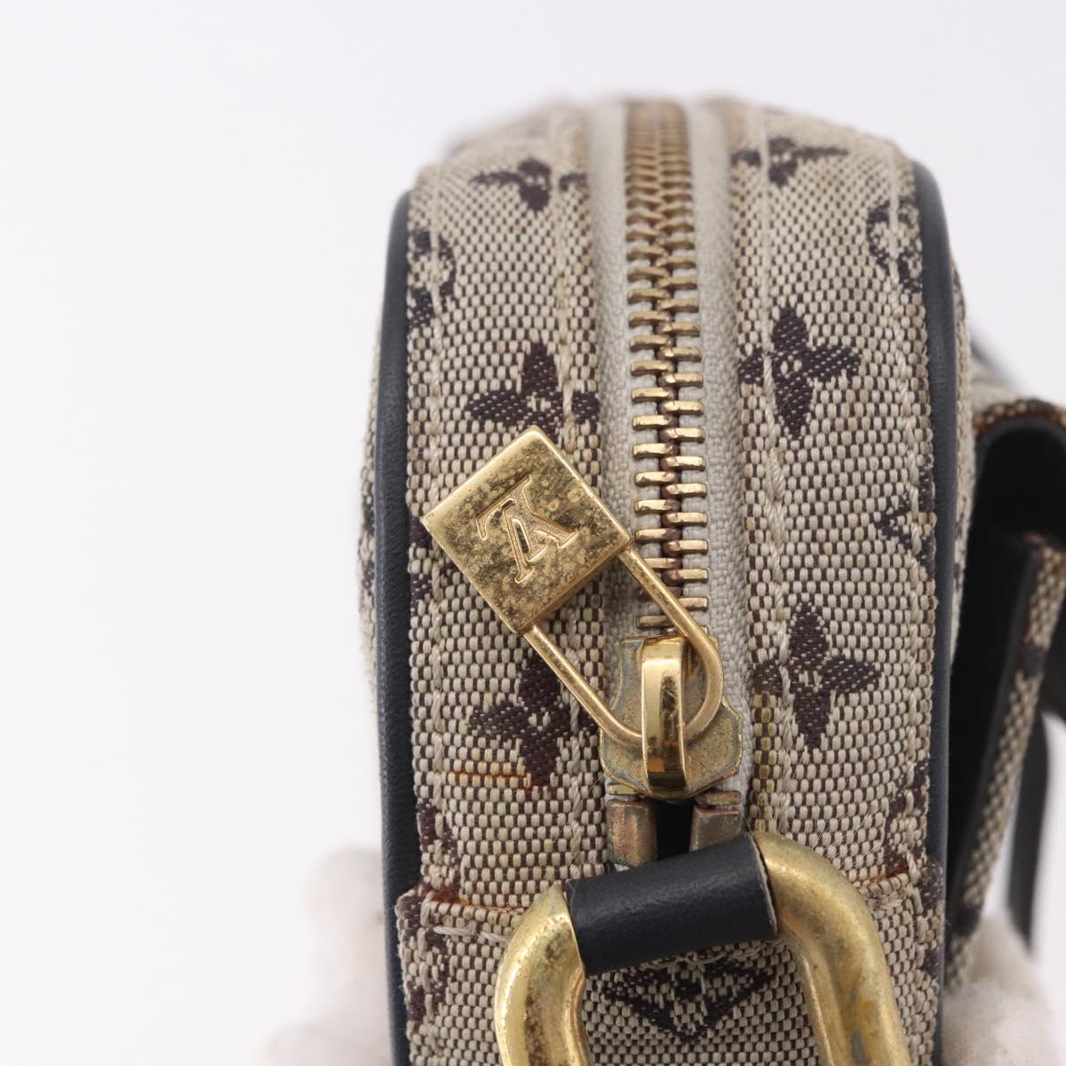 LOUIS VUITTON Monogram Mini Juliet MM Shoulder Bag Blue M92004 LV Auth BA13715