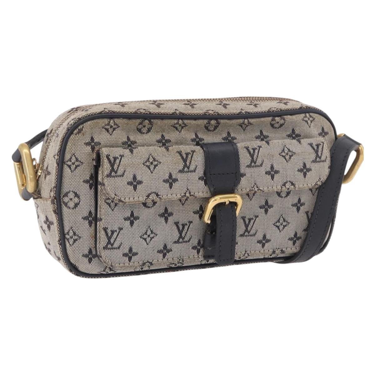 LOUIS VUITTON Monogram Mini Juliet MM Shoulder Bag Blue M92004 LV Auth BA13715