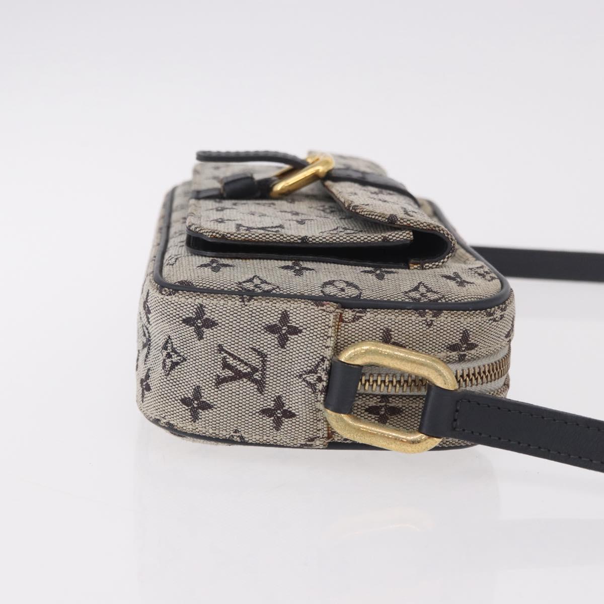 LOUIS VUITTON Monogram Mini Juliet MM Shoulder Bag Blue M92004 LV Auth BA13715