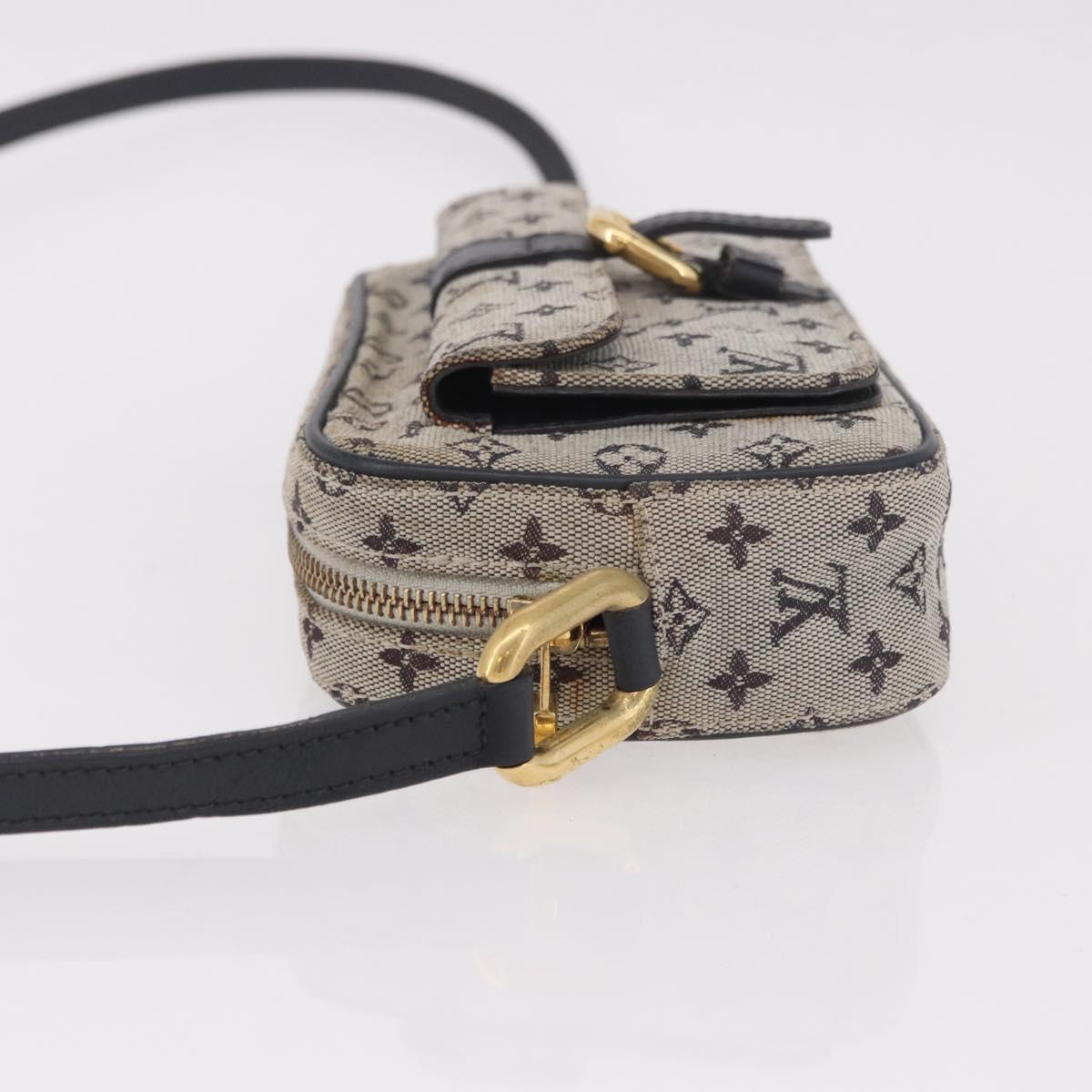 LOUIS VUITTON Monogram Mini Juliet MM Shoulder Bag Blue M92004 LV Auth BA13715