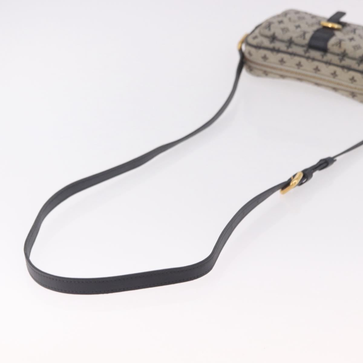 LOUIS VUITTON Monogram Mini Juliet MM Shoulder Bag Blue M92004 LV Auth BA13715
