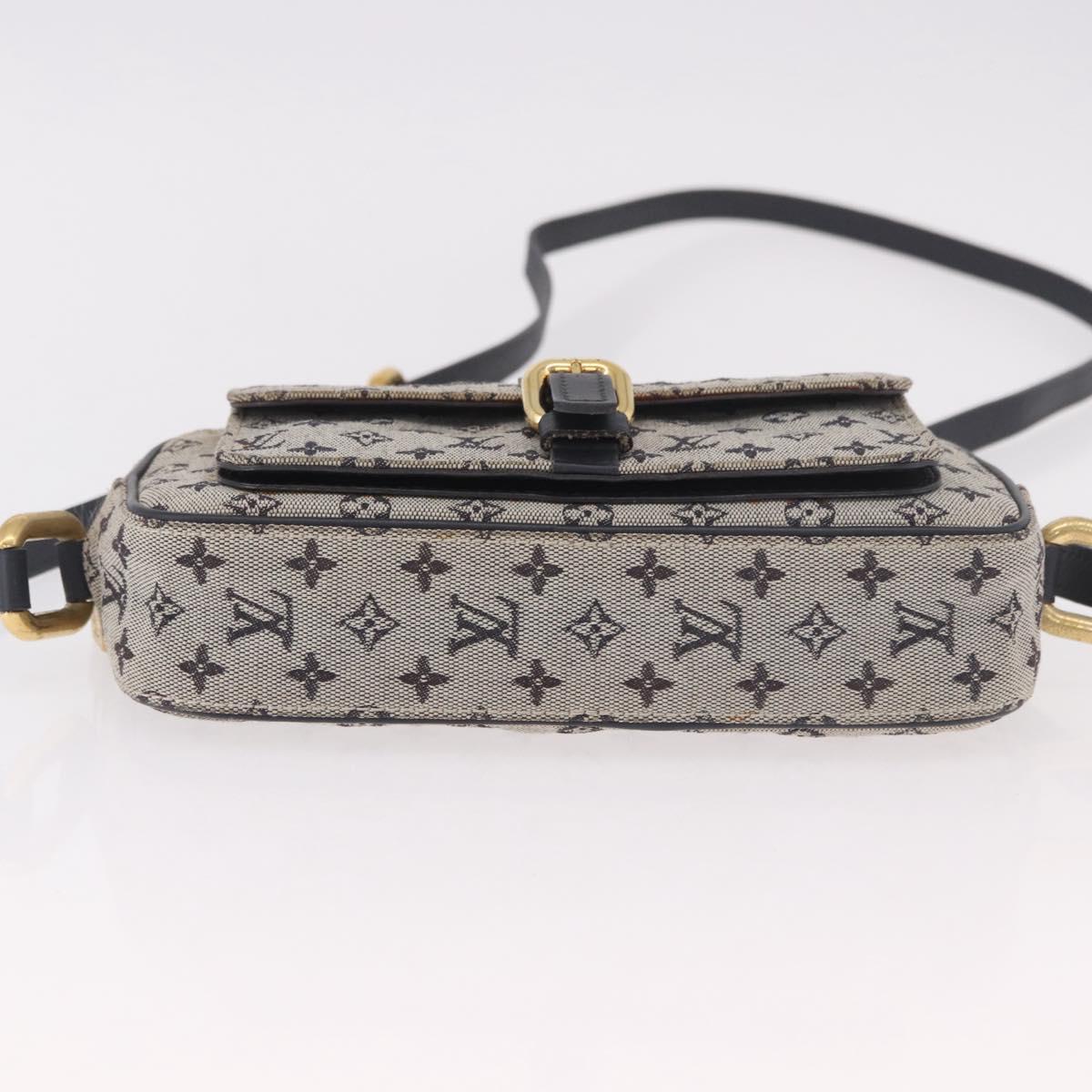 LOUIS VUITTON Monogram Mini Juliet MM Shoulder Bag Blue M92004 LV Auth BA13715