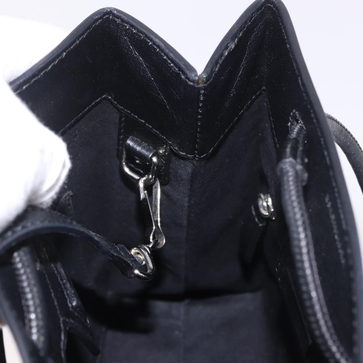 BALENCIAGA Tote Bag Leather 2way Black 572411 Auth BA13726A