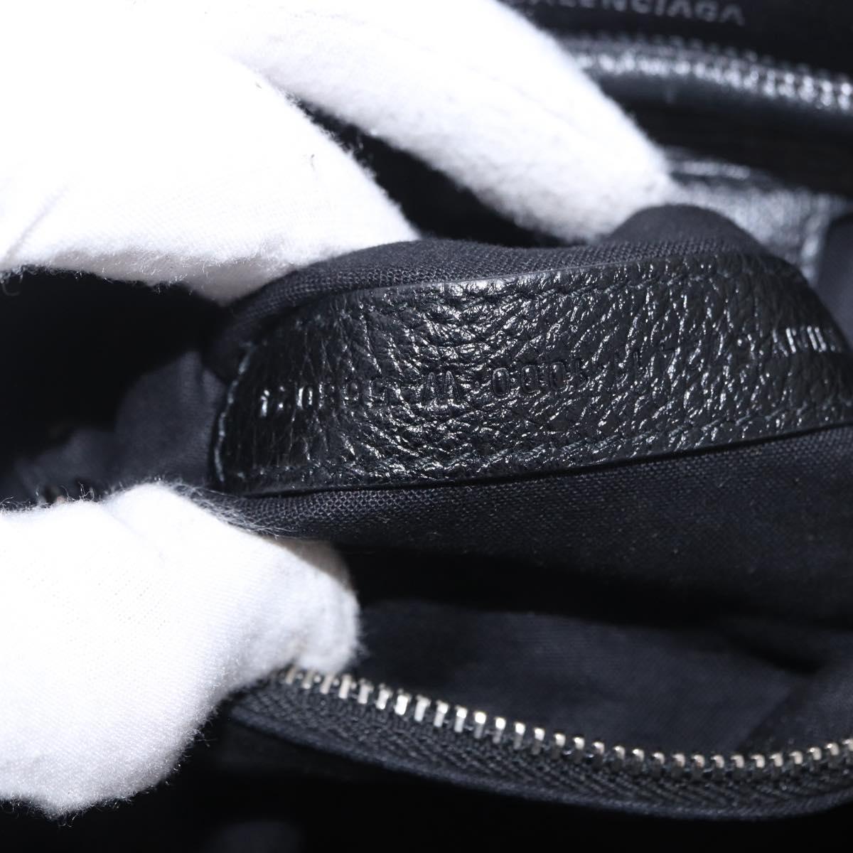 BALENCIAGA Tote Bag Leather 2way Black 572411 Auth BA13726A