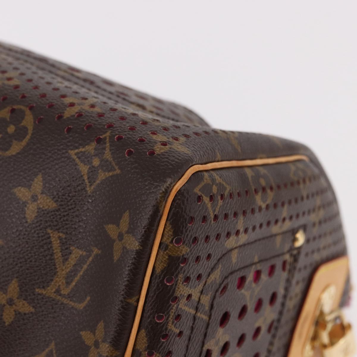 LOUIS VUITTON Monogram Perfo Speedy 30 Hand Bag M95180 LV Auth BA13727SAV