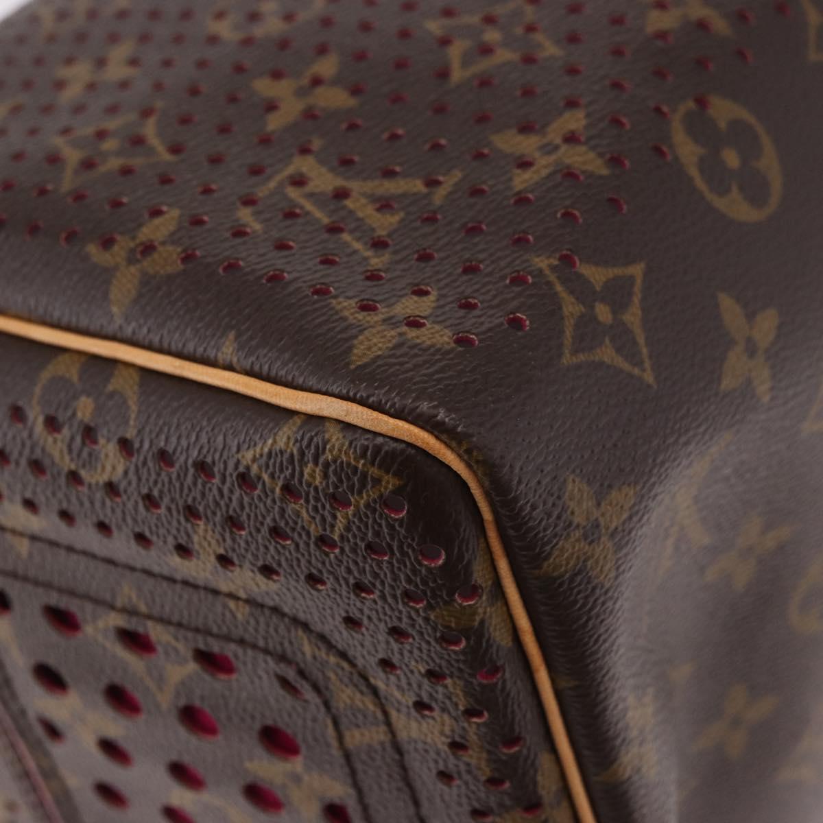 LOUIS VUITTON Monogram Perfo Speedy 30 Hand Bag M95180 LV Auth BA13727SAV