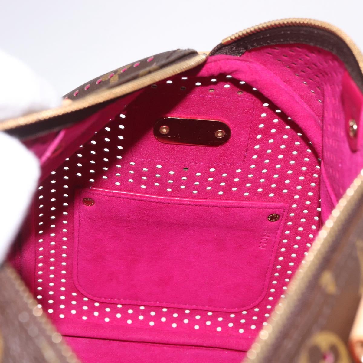 LOUIS VUITTON Monogram Perfo Speedy 30 Hand Bag M95180 LV Auth BA13727SAV