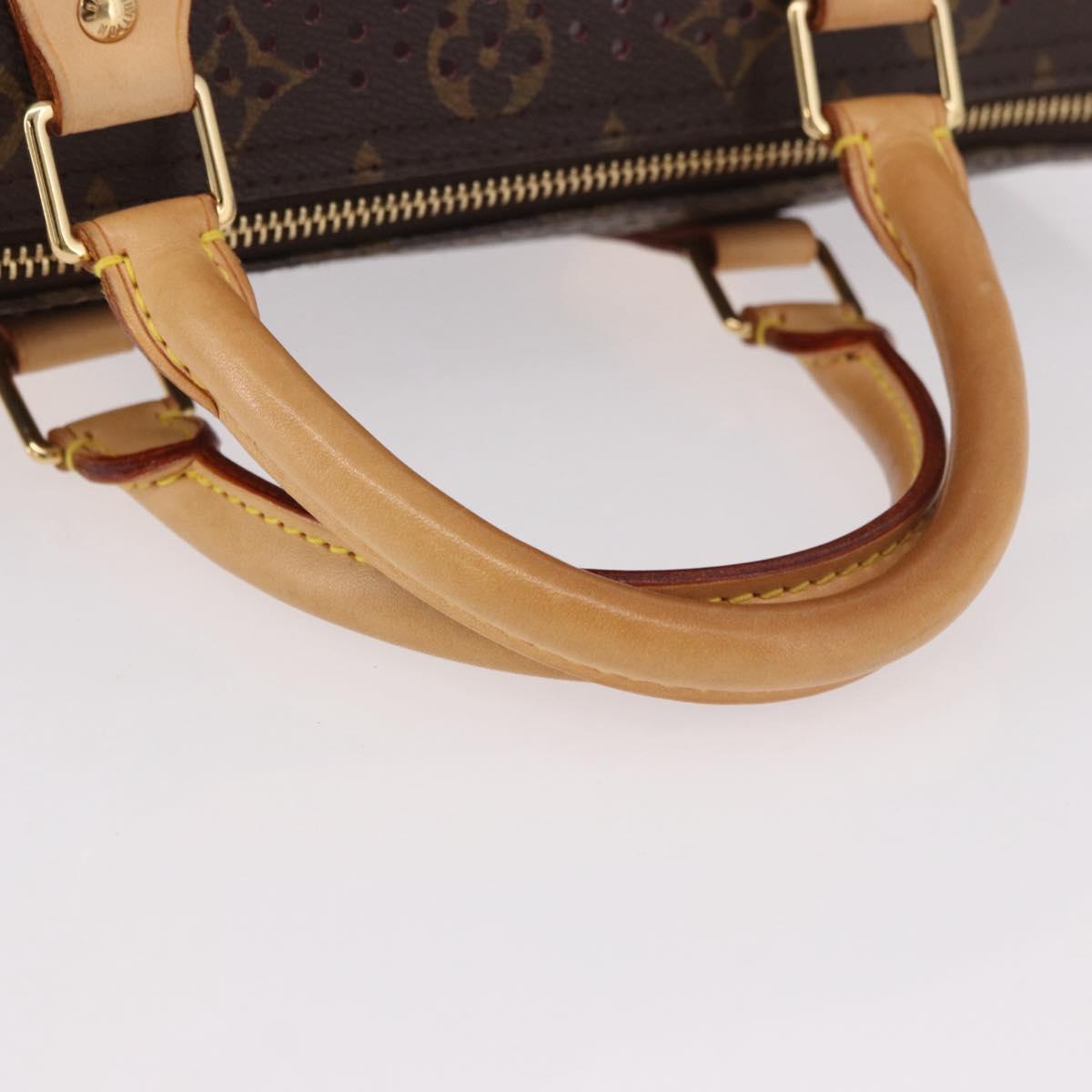 LOUIS VUITTON Monogram Perfo Speedy 30 Hand Bag M95180 LV Auth BA13727SAV