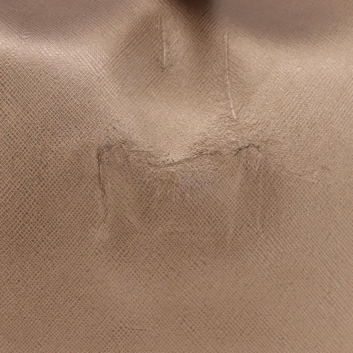 Salvatore Ferragamo Gancini Shoulder Bag Leather Gold Auth BA13730