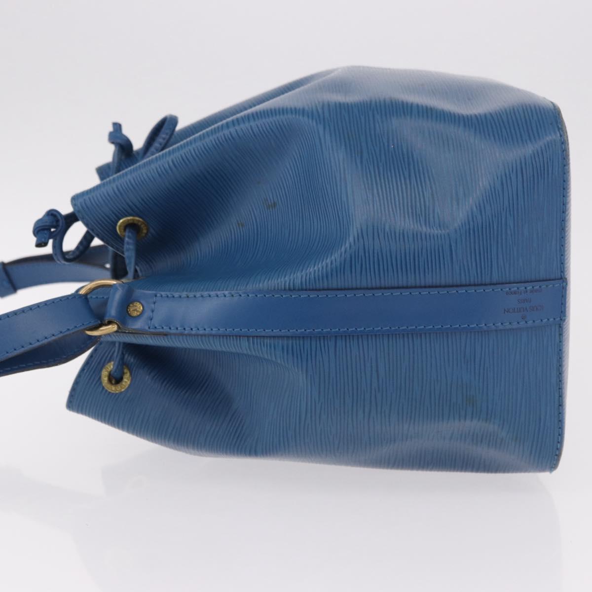 LOUIS VUITTON Epi Petit Noe Shoulder Bag Blue M44105 LV Auth BA13746A