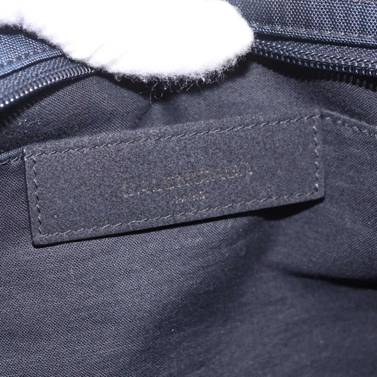 BALENCIAGA Clutch Bag Nylon Black 459745 Auth BA13749A