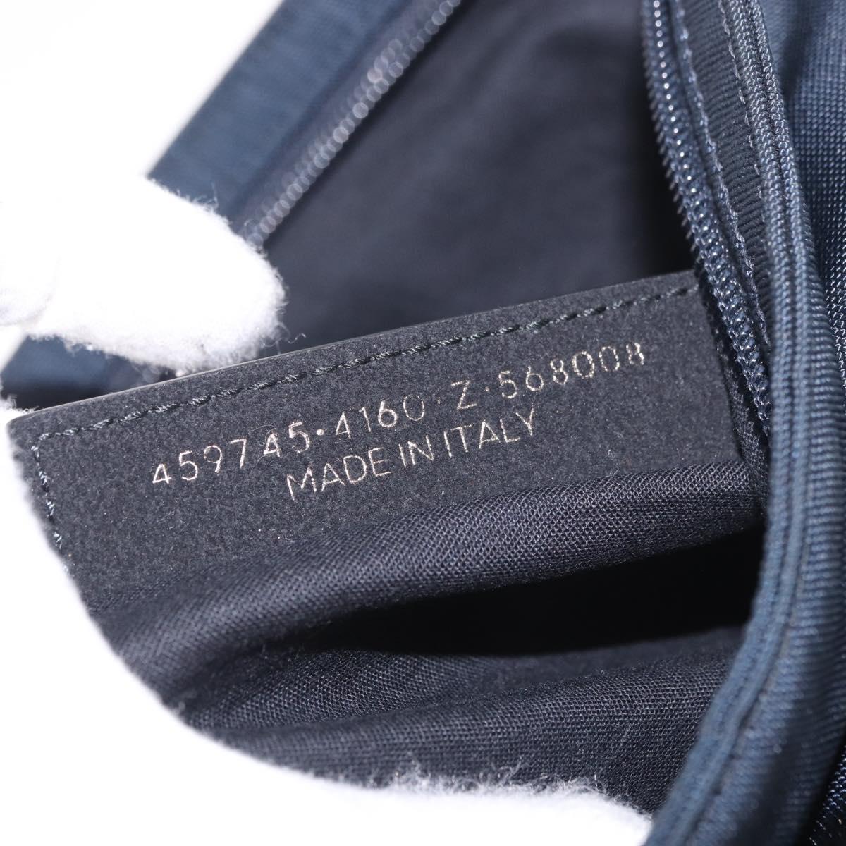 BALENCIAGA Clutch Bag Nylon Black 459745 Auth BA13749A