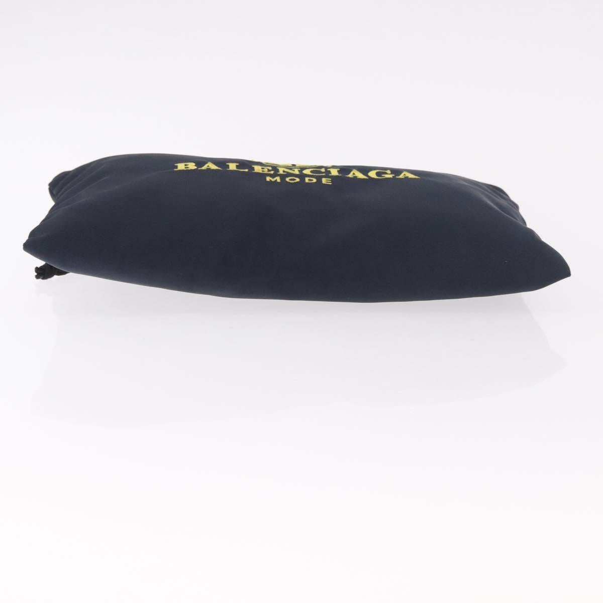 BALENCIAGA Clutch Bag Nylon Black 459745 Auth BA13749A