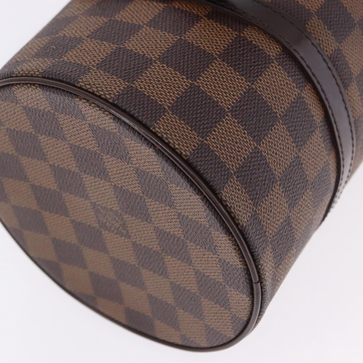 LOUIS VUITTON Damier Ebene Papillon 30 Hand Bag N51303 LV Auth BA13752V