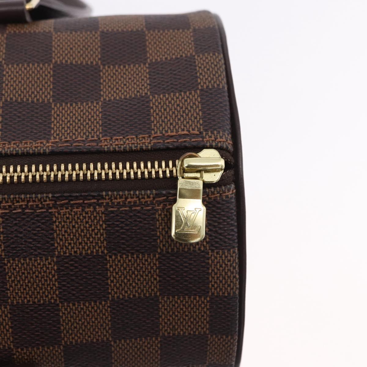 LOUIS VUITTON Damier Ebene Papillon 30 Hand Bag N51303 LV Auth BA13752V