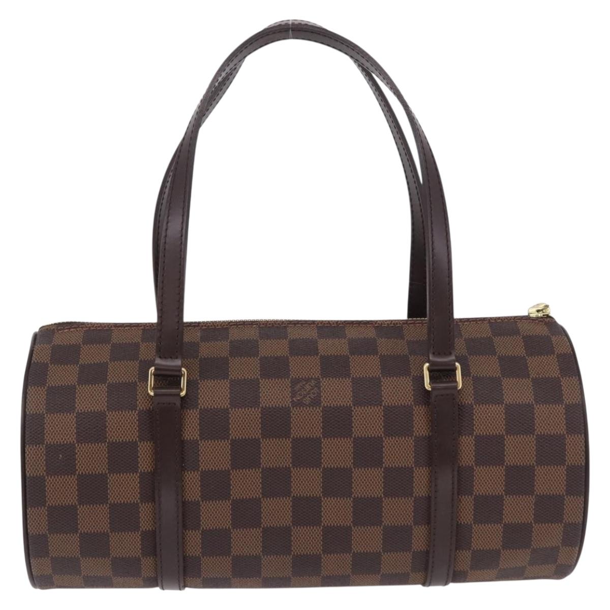 LOUIS VUITTON Damier Ebene Papillon 30 Hand Bag N51303 LV Auth BA13752V