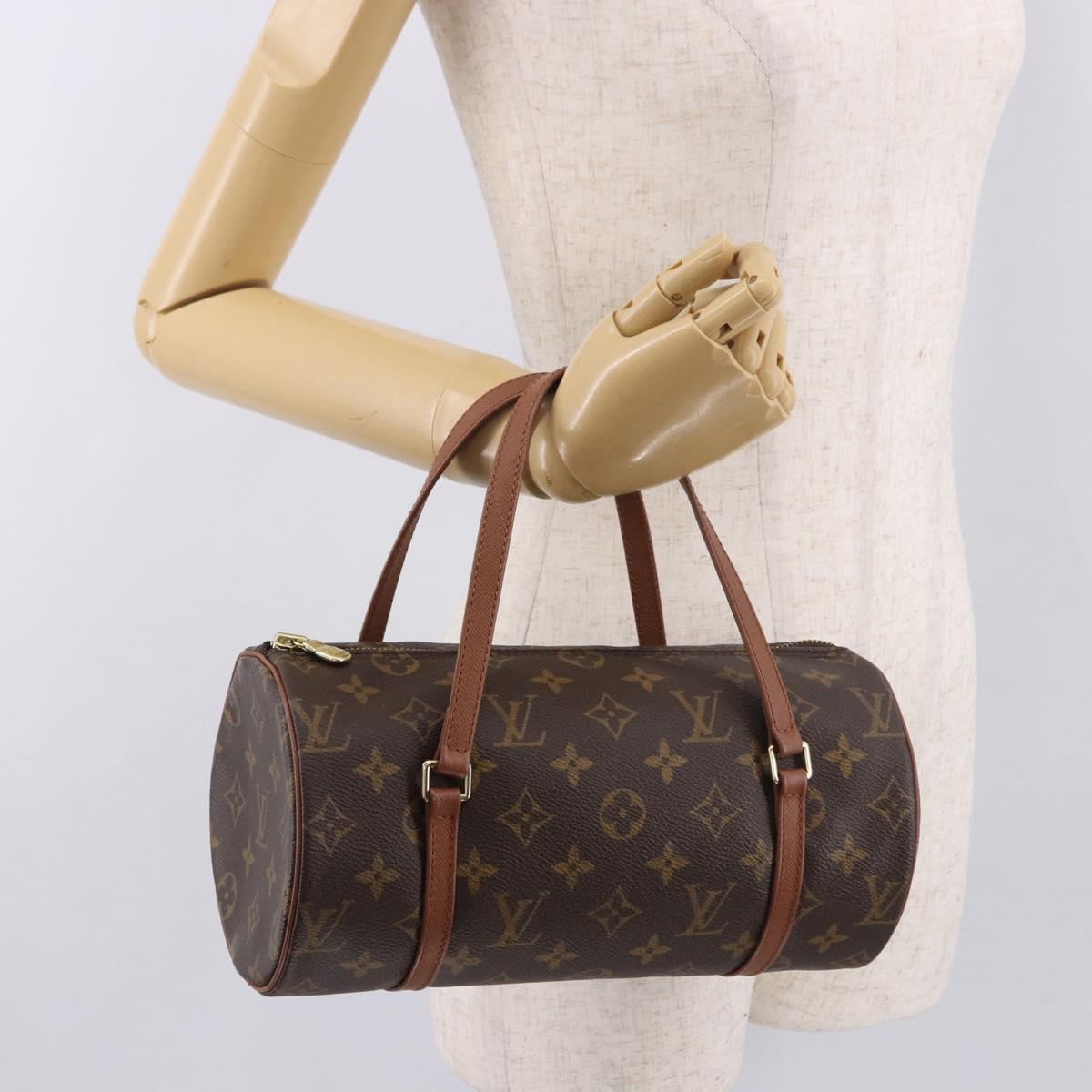 LOUIS VUITTON Monogram Papillon 26 Hand Bag M51386 LV Auth BA13753V
