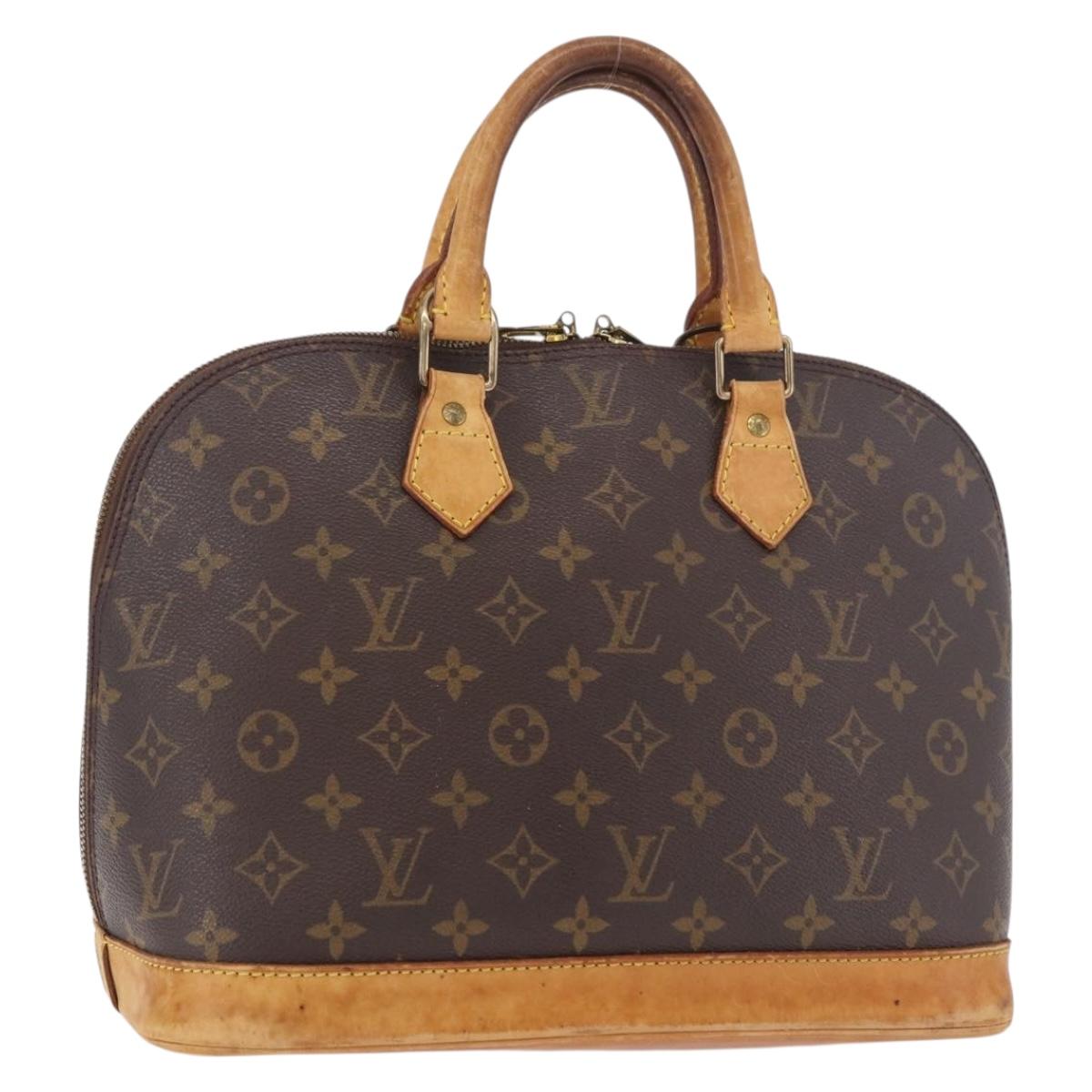 LOUIS VUITTON Monogram Alma Hand Bag M51130 LV Auth BA13756