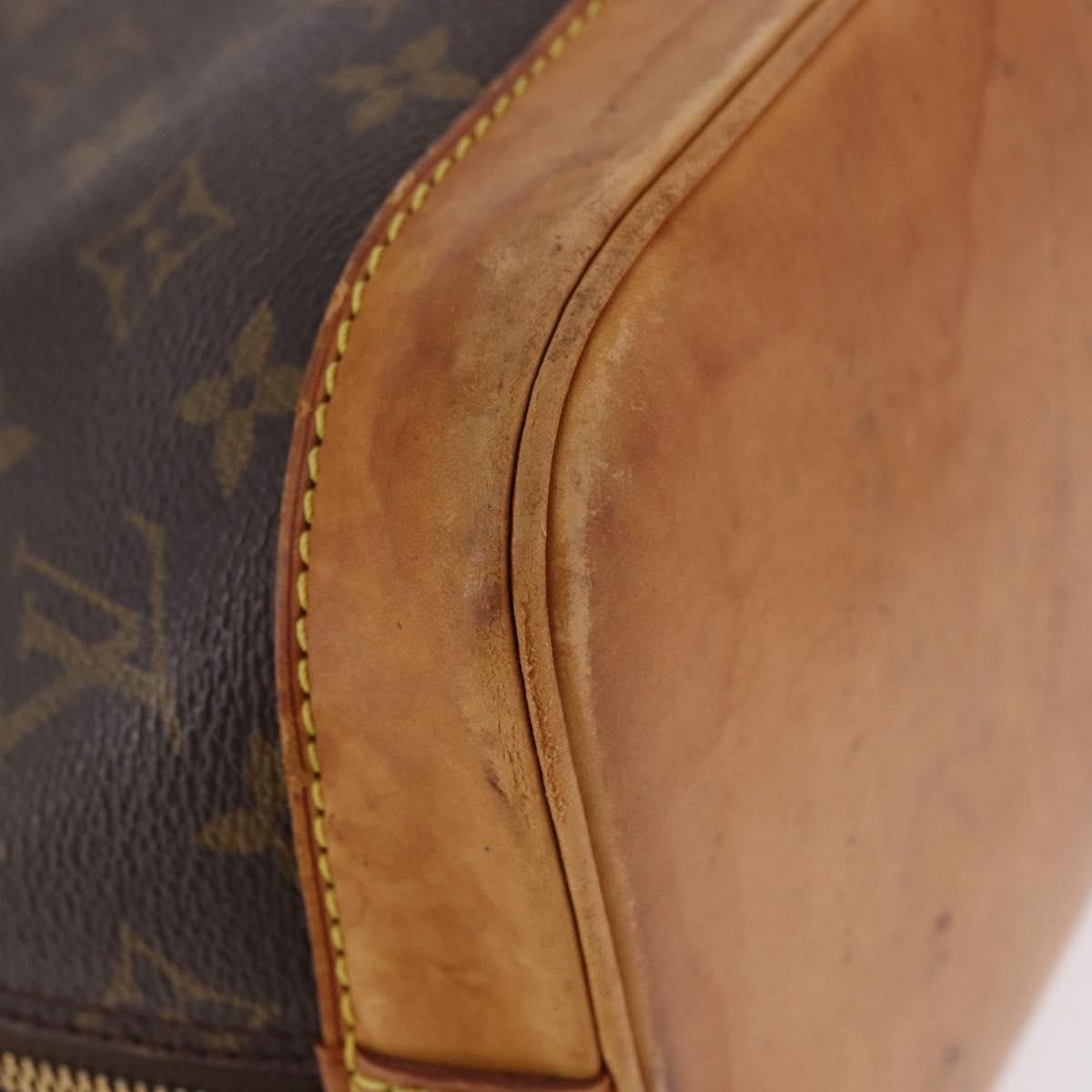 LOUIS VUITTON Monogram Alma Hand Bag M51130 LV Auth BA13756