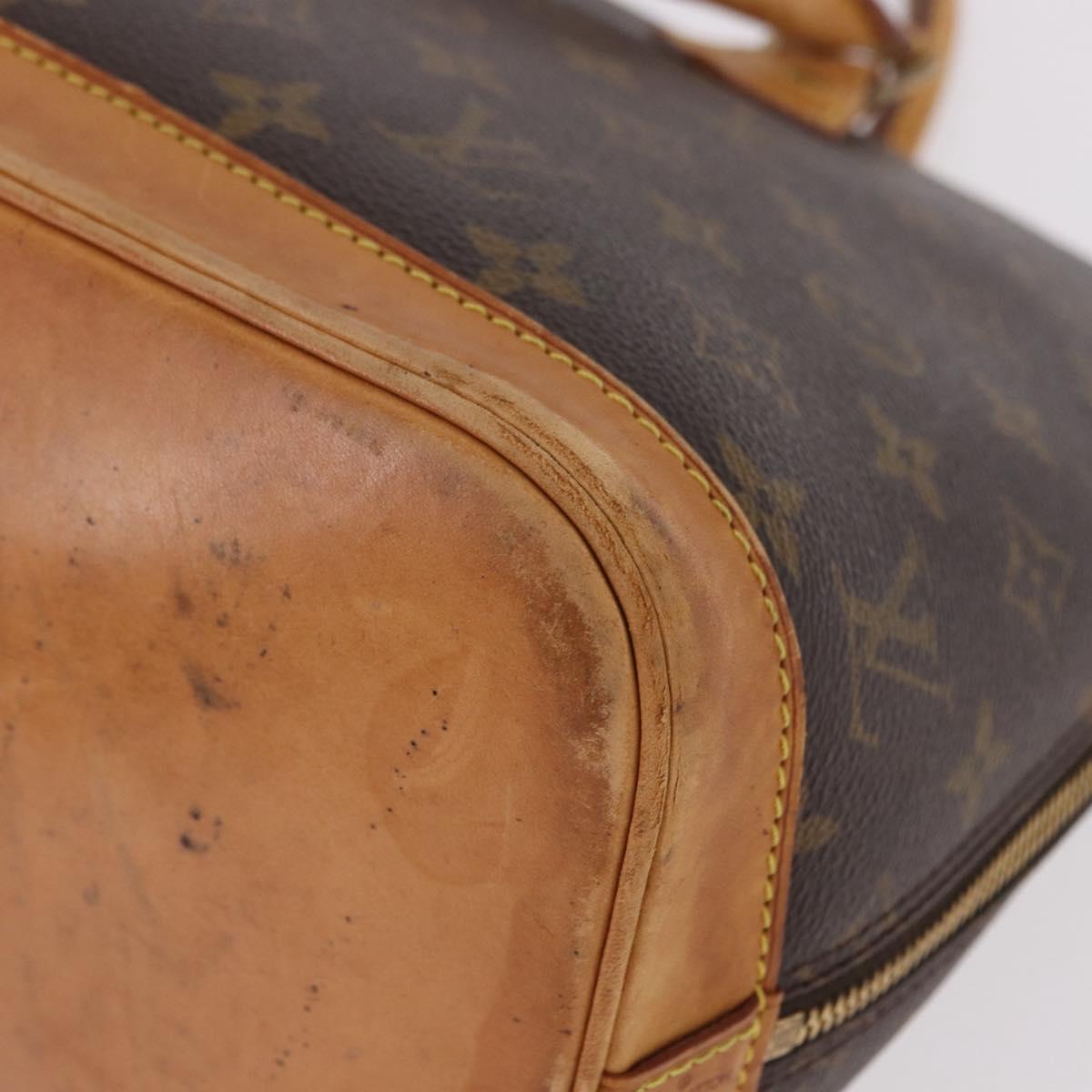 LOUIS VUITTON Monogram Alma Hand Bag M51130 LV Auth BA13756