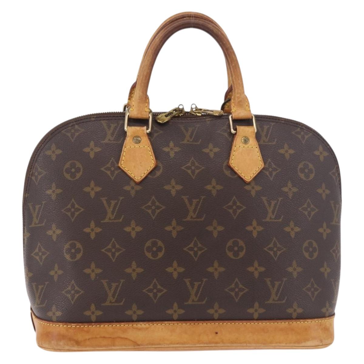 LOUIS VUITTON Monogram Alma Hand Bag M51130 LV Auth BA13756
