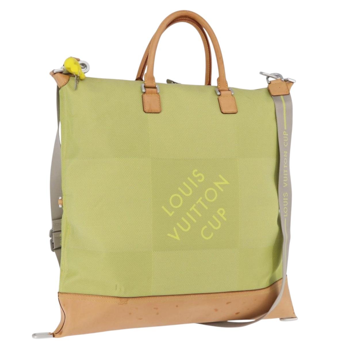 LOUIS VUITTON Damier Geant America Cube Bag Canvas Yellow M80633 Auth BA13761A