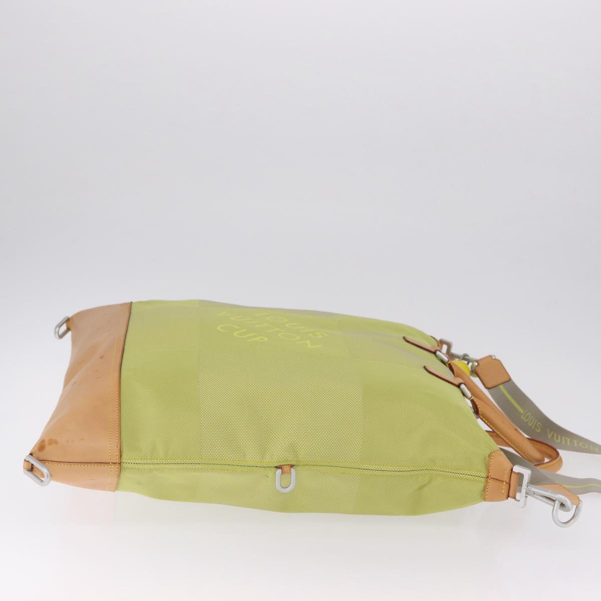 LOUIS VUITTON Damier Geant America Cube Bag Canvas Yellow M80633 Auth BA13761A