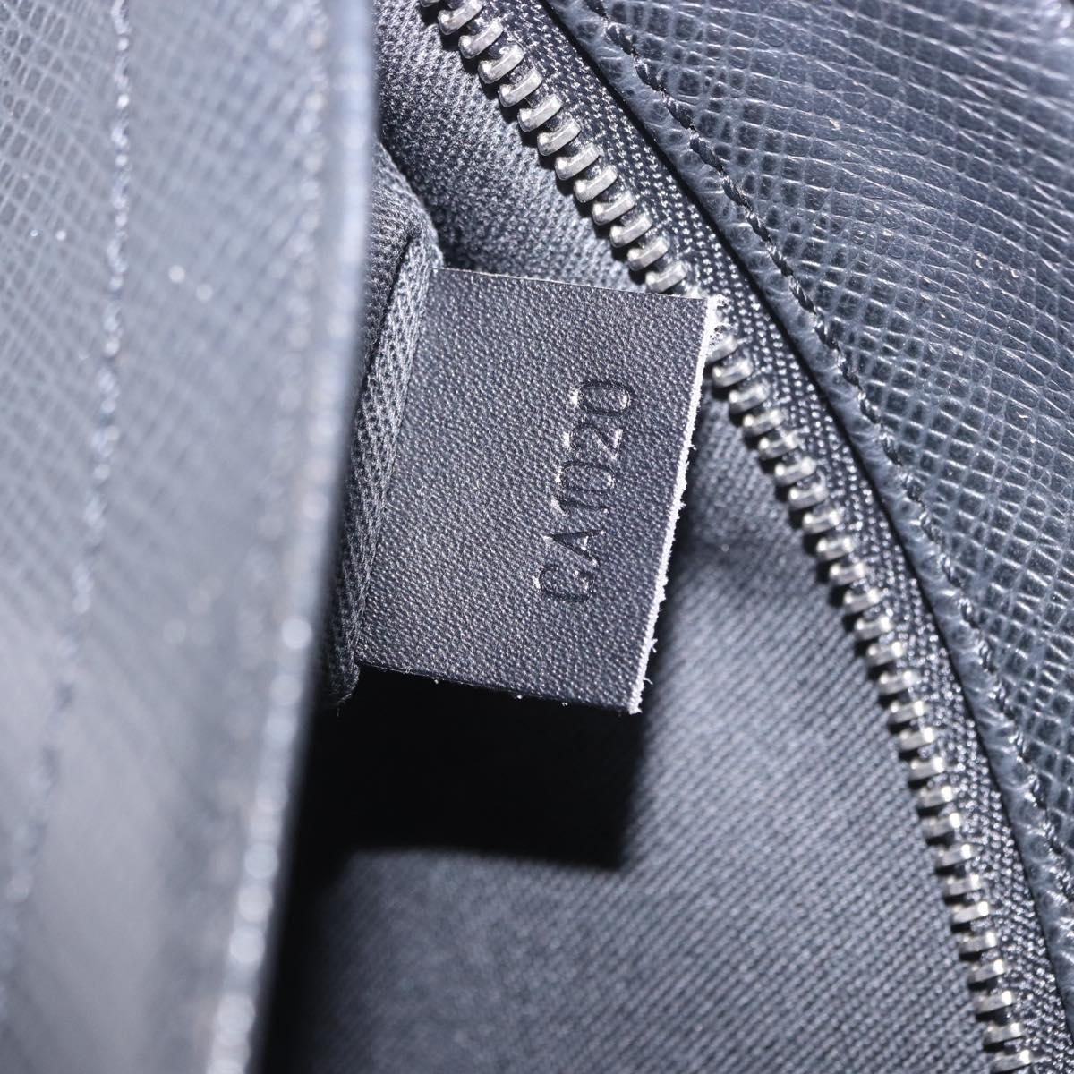 LOUIS VUITTON Taiga Karga Clutch Bag Ardoise Black M30812 LV Auth BA13765A
