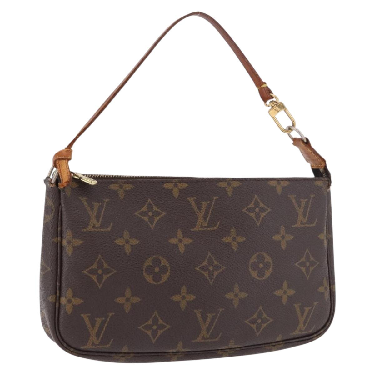 LOUIS VUITTON Monogram Pochette Accessoires Pouch M51980 LV Auth BA13775