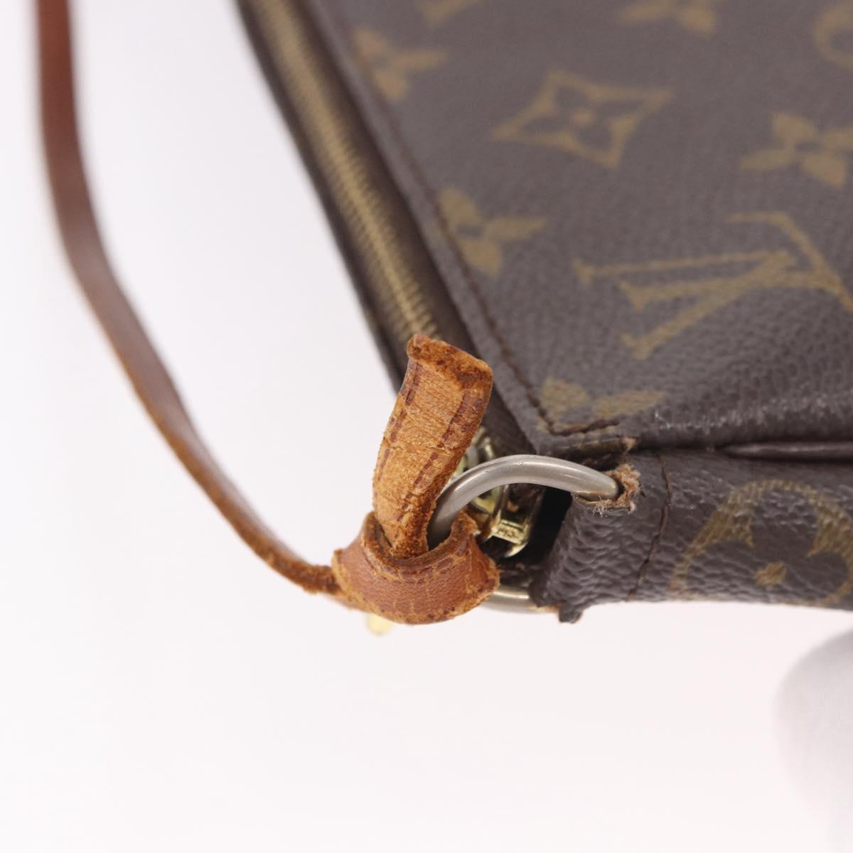 LOUIS VUITTON Monogram Pochette Accessoires Pouch M51980 LV Auth BA13775