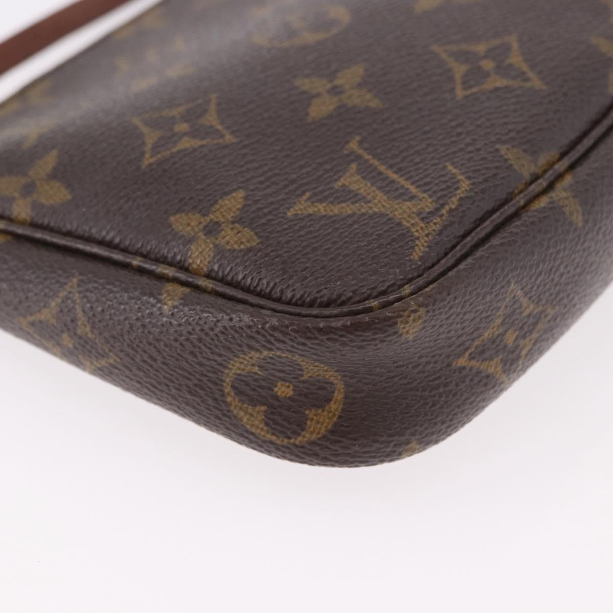 LOUIS VUITTON Monogram Pochette Accessoires Pouch M51980 LV Auth BA13775