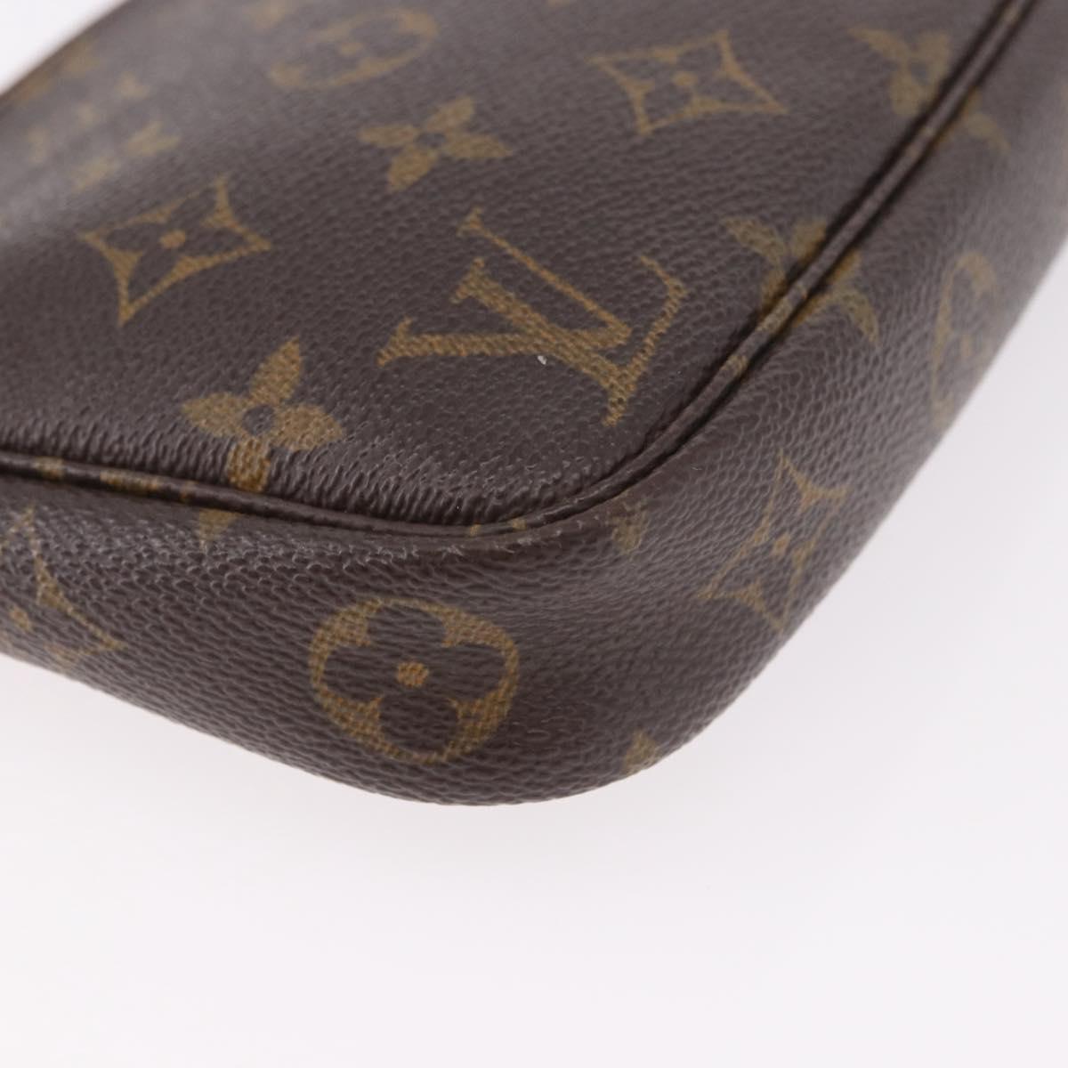 LOUIS VUITTON Monogram Pochette Accessoires Pouch M51980 LV Auth BA13775