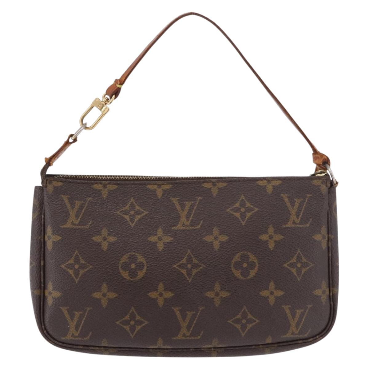 LOUIS VUITTON Monogram Pochette Accessoires Pouch M51980 LV Auth BA13775