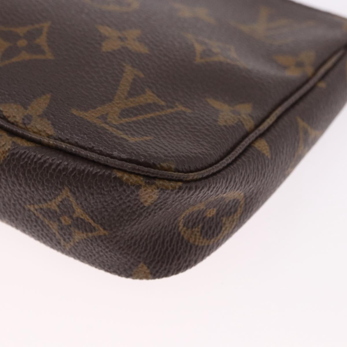 LOUIS VUITTON Monogram Pochette Accessoires Pouch M51980 LV Auth BA13776