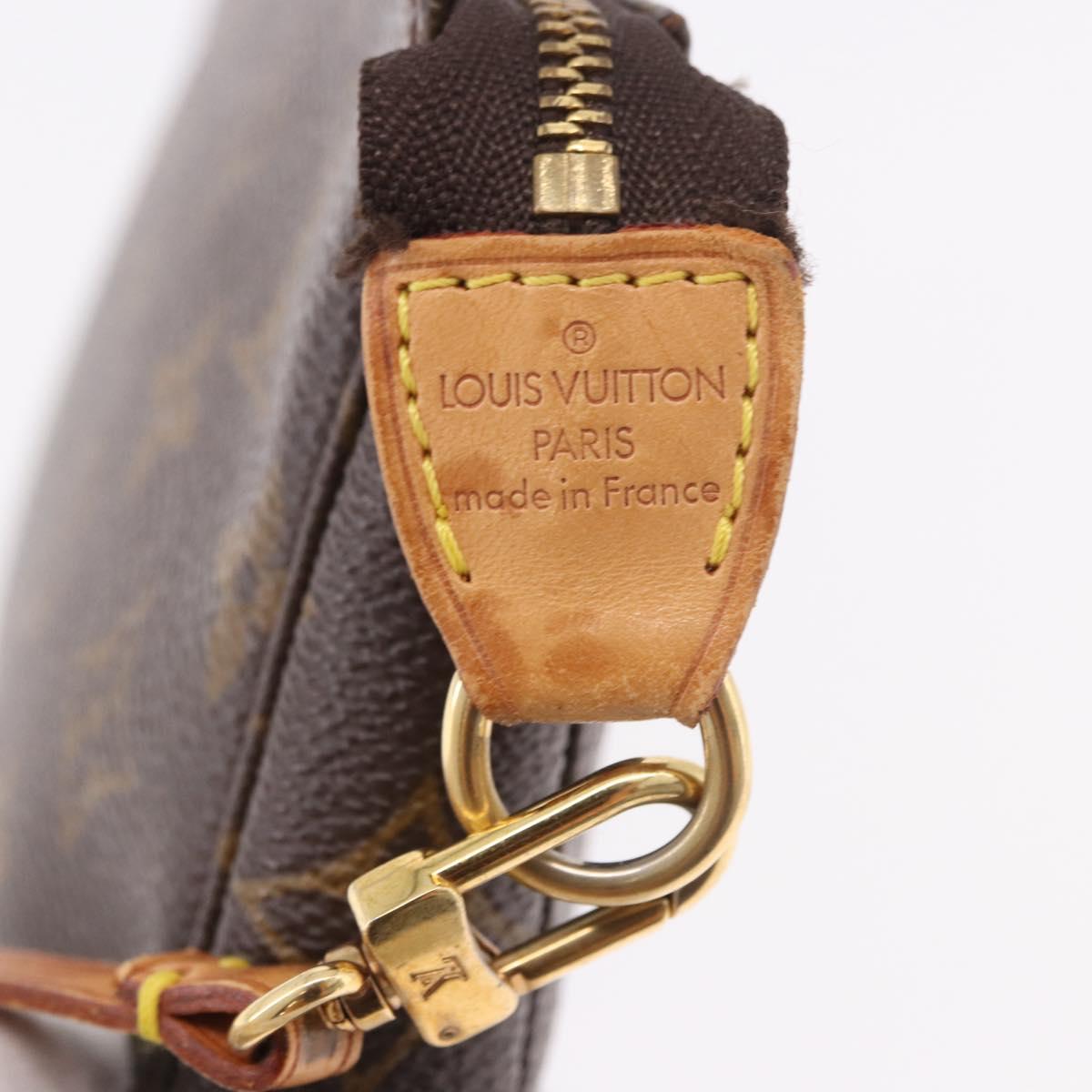 LOUIS VUITTON Monogram Pochette Accessoires Pouch M51980 LV Auth BA13776