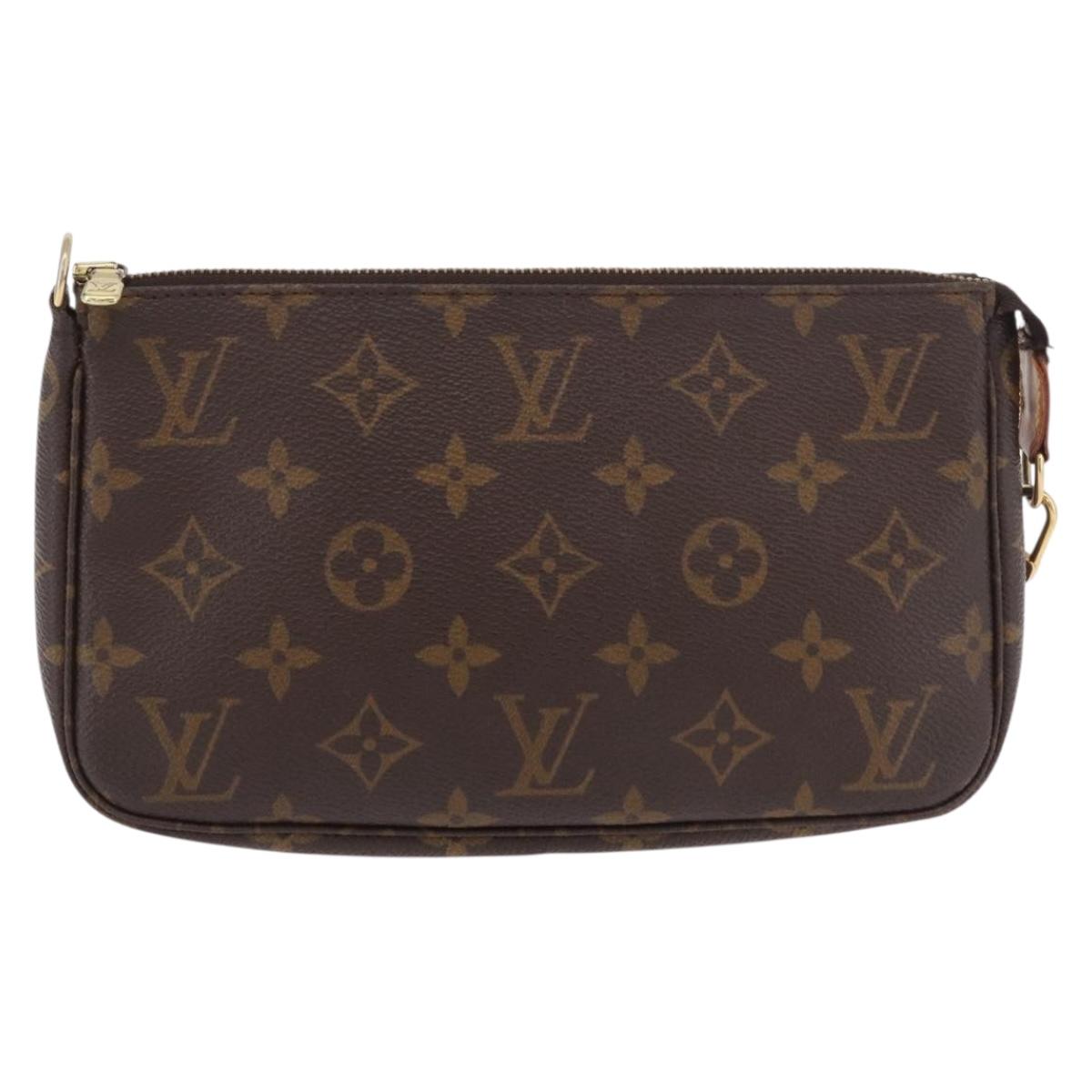 LOUIS VUITTON Monogram Pochette Accessoires Pouch M51980 LV Auth BA13776