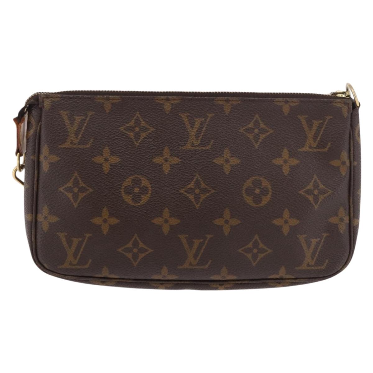 LOUIS VUITTON Monogram Pochette Accessoires Pouch M51980 LV Auth BA13776