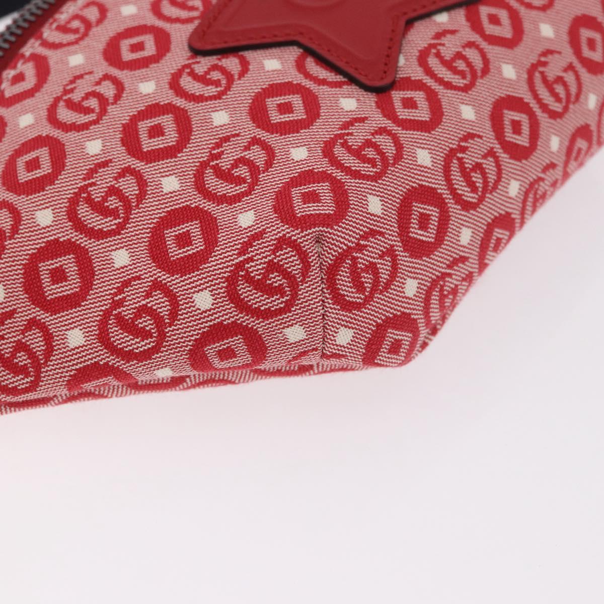 GUCCI Children's Sherry Line Waist bag Canvas Navy Red 502095 Auth BA13781V