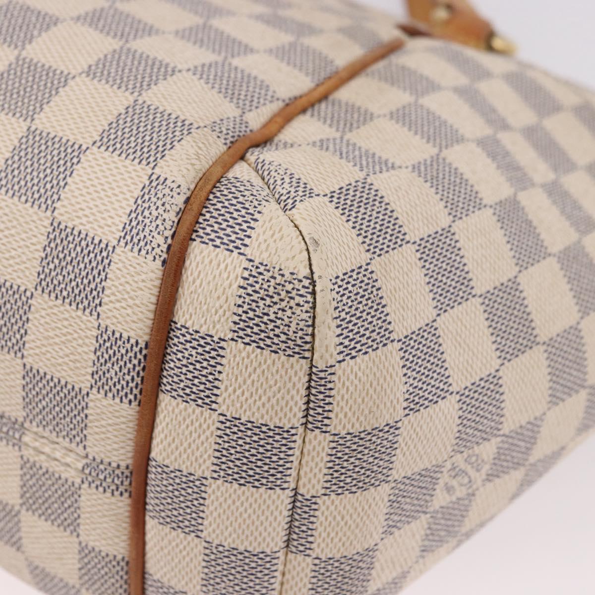 LOUIS VUITTON Damier Azur Totally PM Tote Bag N41280 LV Auth BA13788